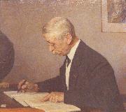 Jan Veth, Painting of J.C. Kapteyn at his desk